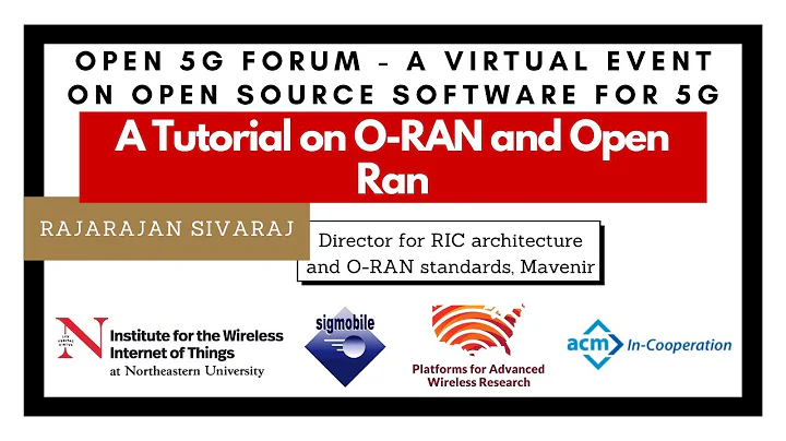 A tutorial on O RAN and Open RAN - DayDayNews