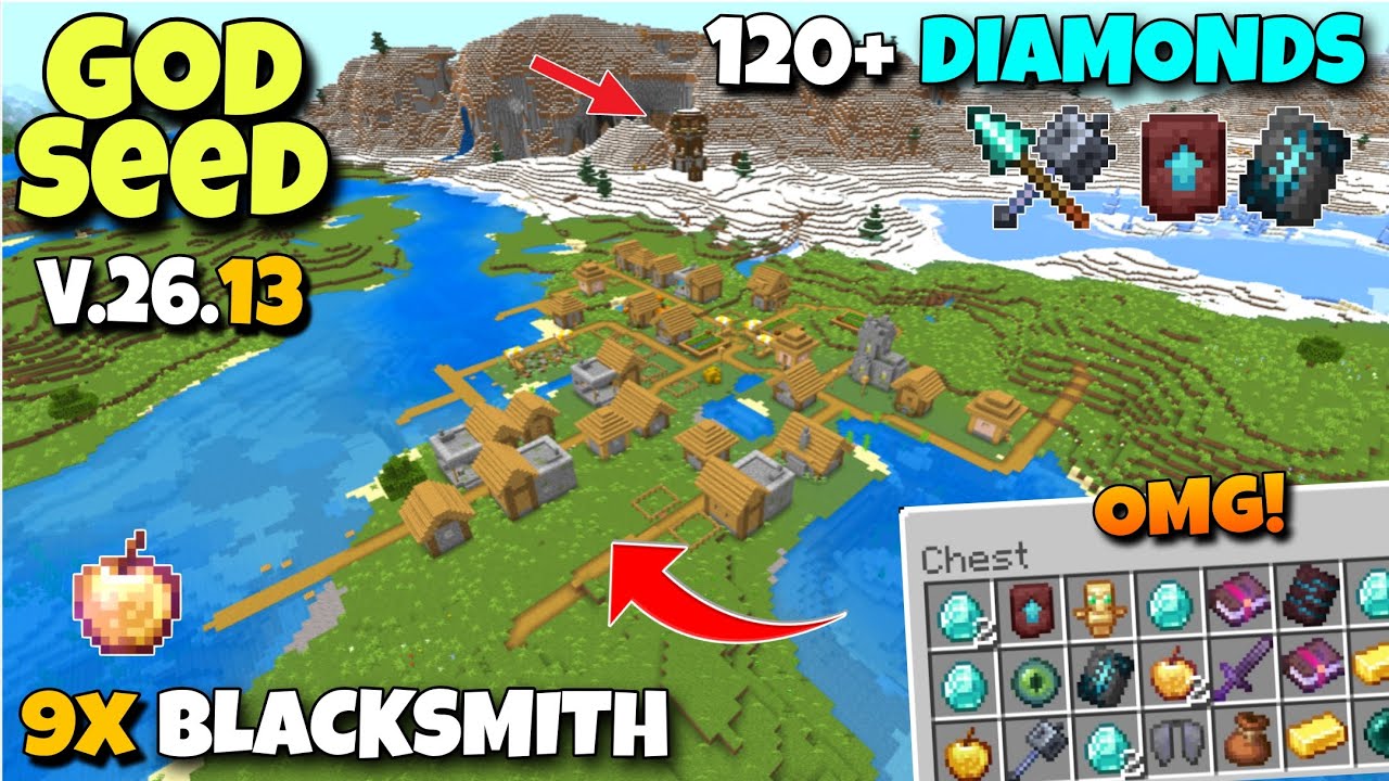🔥[God Seed] For Minecraft 26.13 Bedrock And Pocket Edition | Seed ...