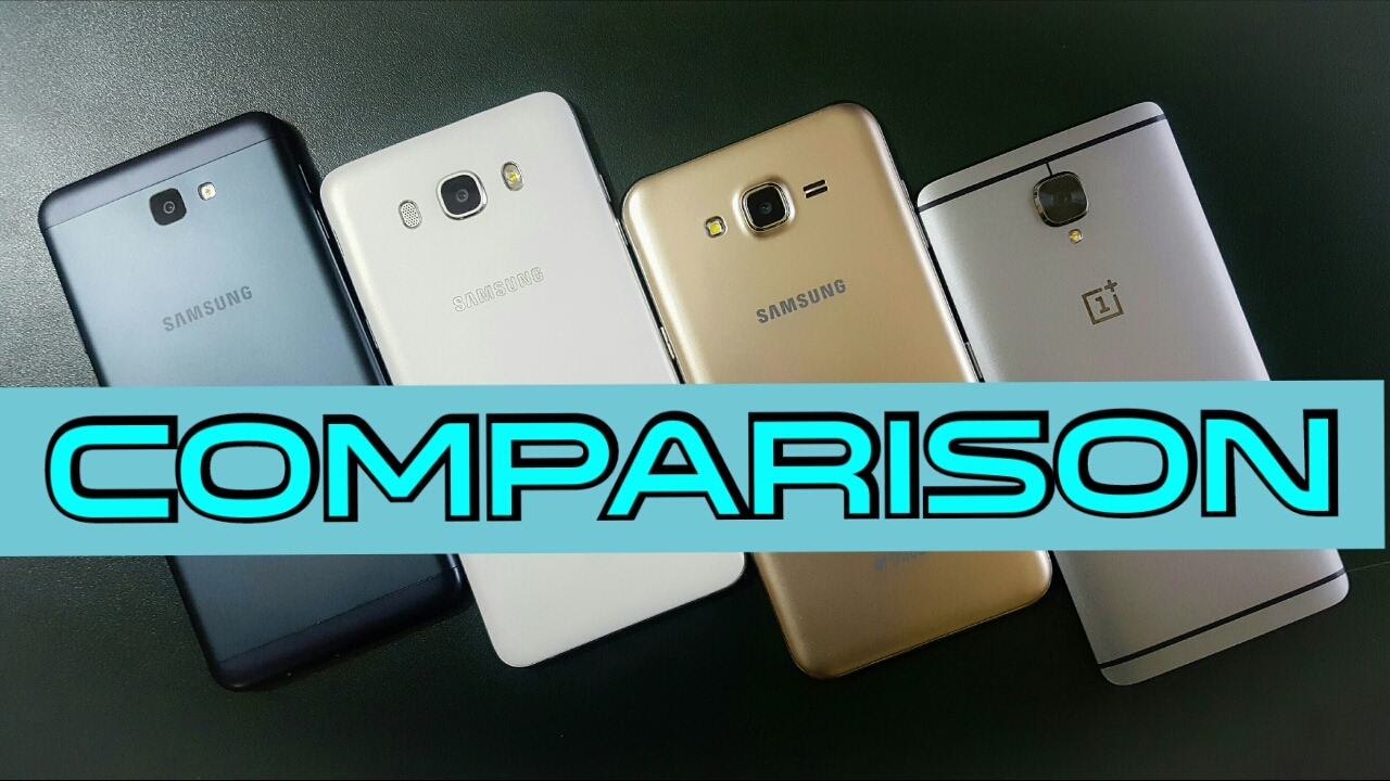 Samsung J7 Prime vs J7 2016 vs J7 4G Duos vs One Plus 3 | Detail Comparison