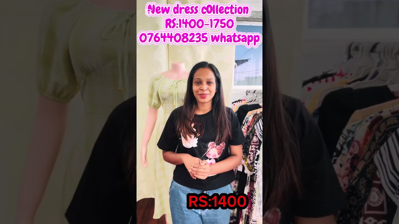 RS:1400 සිට ලස්සන dress 😍අපිව subscribe කරන්න 😍#youtube #viral #fashion #srilanka 