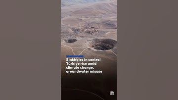 Dramatic drone views, official data expose Türkiye’s surging sinkhole threat