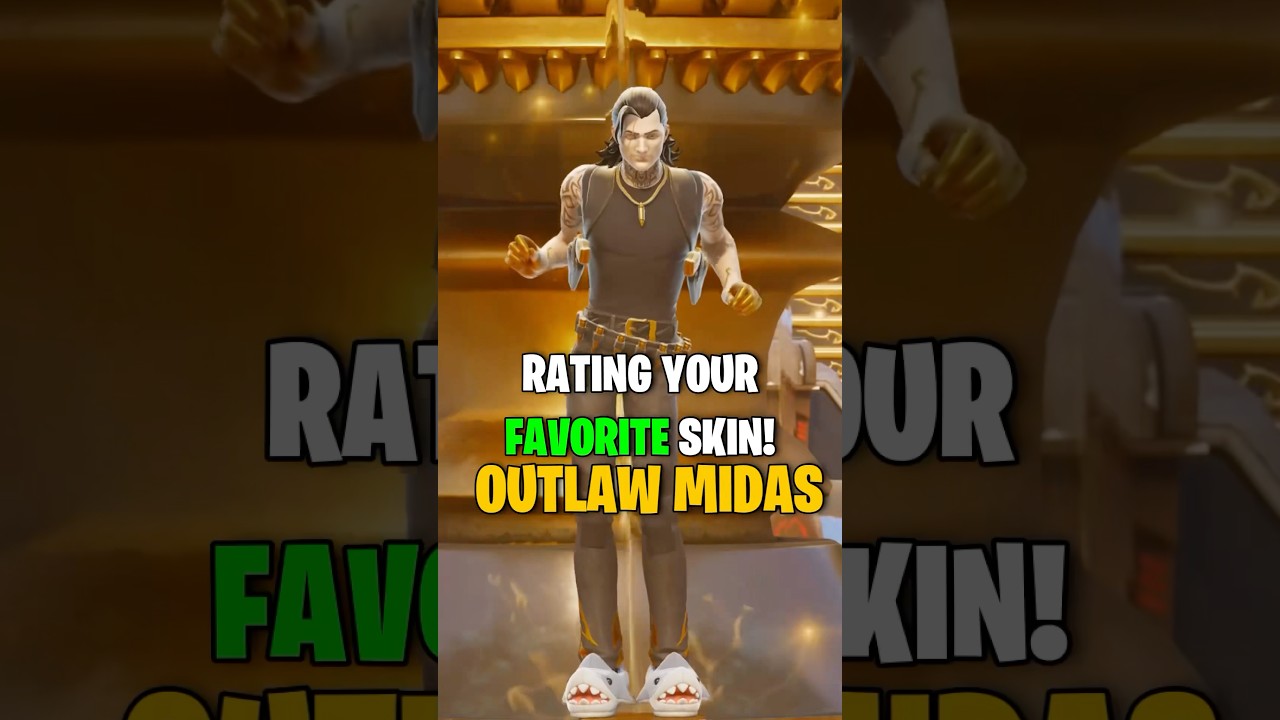 The NEW OUTLAW MIDAS FORTNITE SKIN…