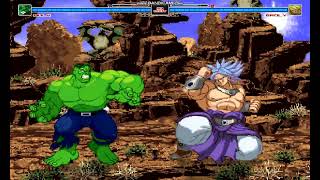 MUGEN BATTLES  Hulk vs. Broly