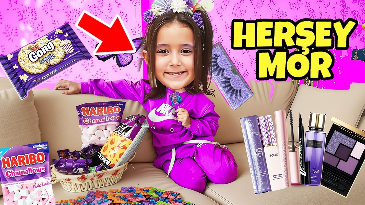 BANU ALYA MOR OLAN HERŞEYİ ALDI !! SACLARINI BOYADI !!