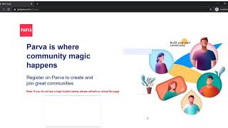 Parva Web App demo for Community Organizers/Influencers screenshot 1