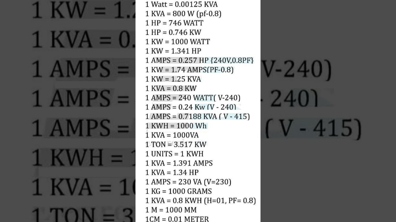 electrical information 