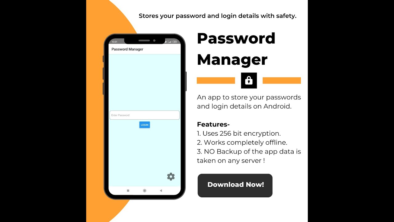 Password Manager - CyberSecure || Open source android app that stores ...