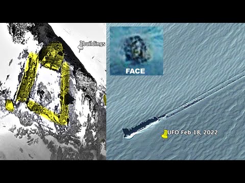 UFO Crash, Castle, Egyptian Face Found On Sandwich Islands, UFO Sighting News.