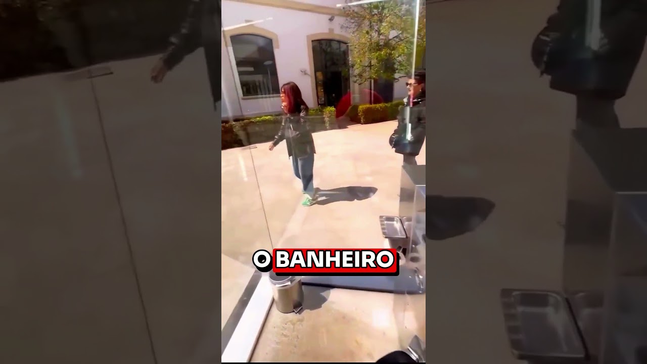 BANHEIRO COM VIDRO TRANSPARENTE!