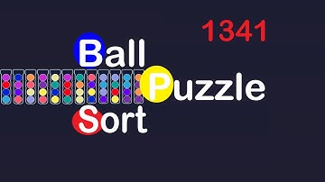 Ball Sort Puzzle Level 1341 🎯 All level without extra tube 😂Game Walkthrough😘