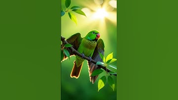 "Voice That Saved the Day"😱#parrot #ai