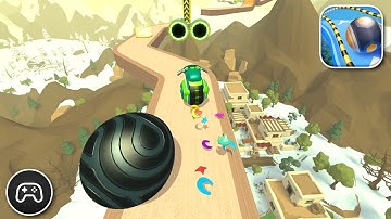 Action Balls: Gyrosphere Race - Gameplay Walkthrough Part 107 - Game Levels 312-314 (iOS, Android)