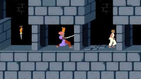Prince of Persia 1 - Trick for the first level