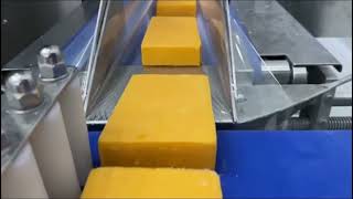 Blocks of cheese packaging