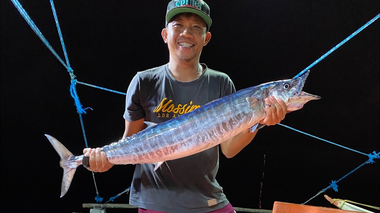 Dumaan ang grupo ng tanigue 😲 #trending #fishing #fishingvideo  #fisherman 