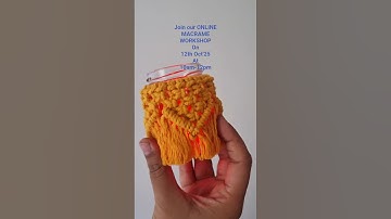 "From Hobby to Home Studio- Start Your Journey in Knots."            🔥Register Now! #macrame