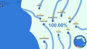 Paper.io 2 [Teams] Map Control: 100.00%