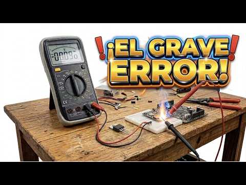 Casi quemo mi Multímetro por este ERROR... ojo con esto