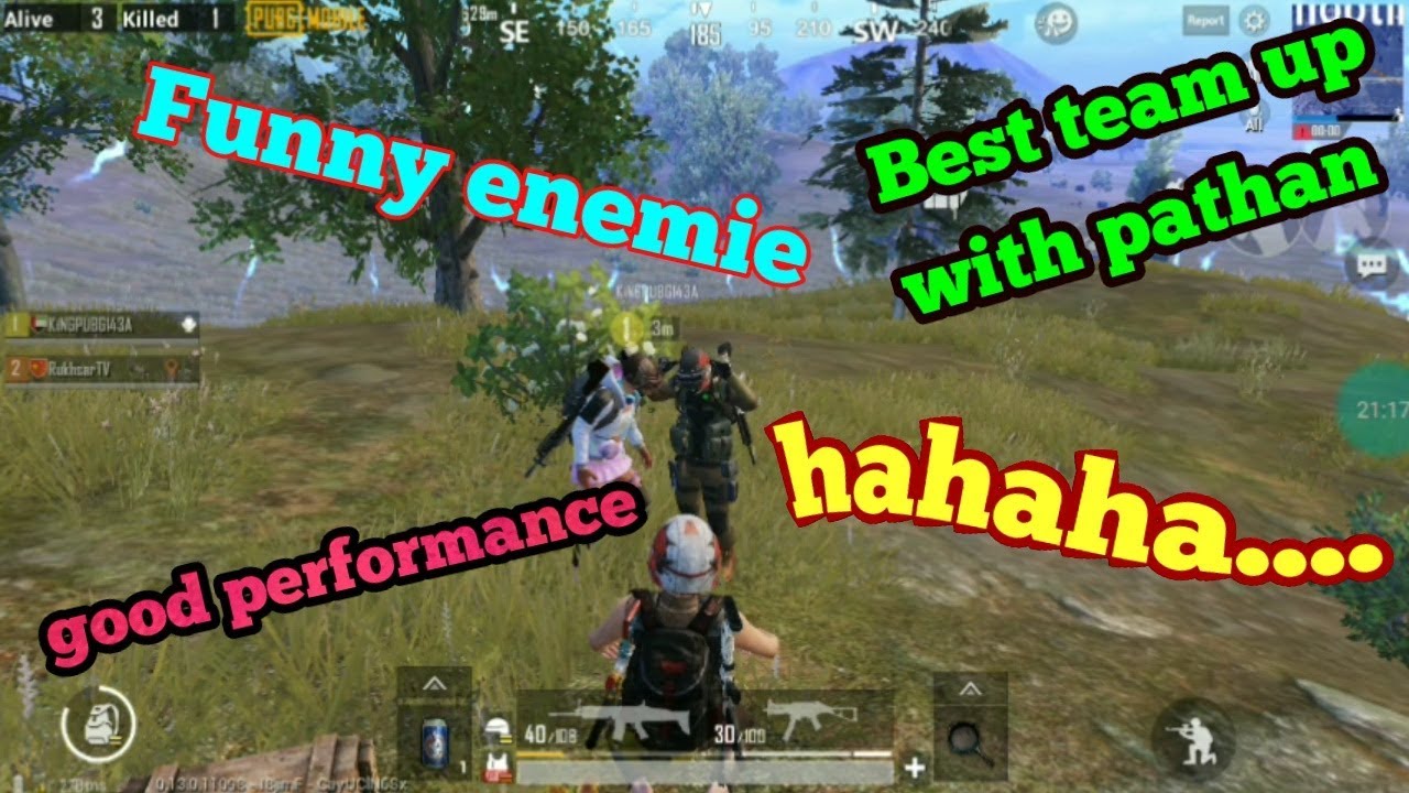 New funny team up with pathan 😅😅😅[PUBG MOBILE]