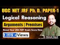 Logical Reasoning || Arguments || Premises || ugc/nta net || Must Watch || Paper 1