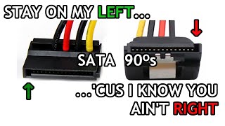 TBT 8 - Custom SATA Power Left 90 Degree Adapter (for Dell Desktops)!