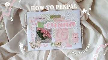 how to penpal + tips (my process!!) 💌 | penpal with me #1