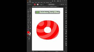 Rainbow Text Effect | Adobe illustrator | Tips and Tricks