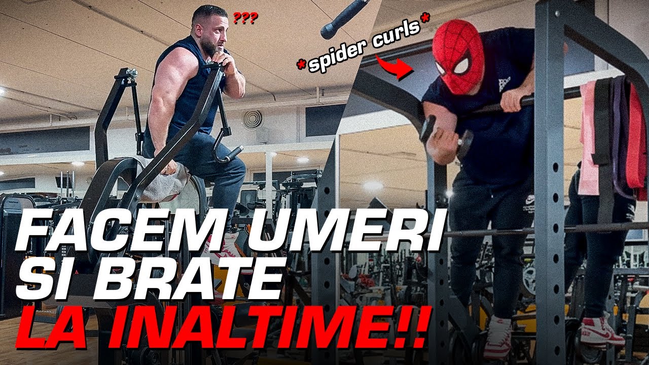 UMERI ȘI BRAȚE MARI 🔥 Antrenament pentru Masă Musculară