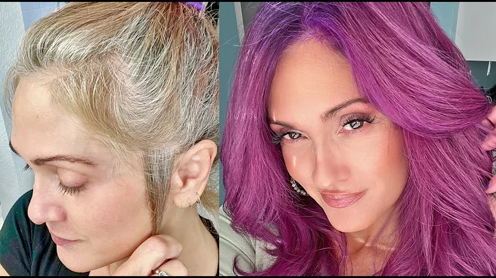 SECRETLY GROWING OUT MY GRAY HAIR  - Month 4