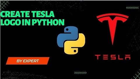 How to Create Tesla Logo Using Python Language