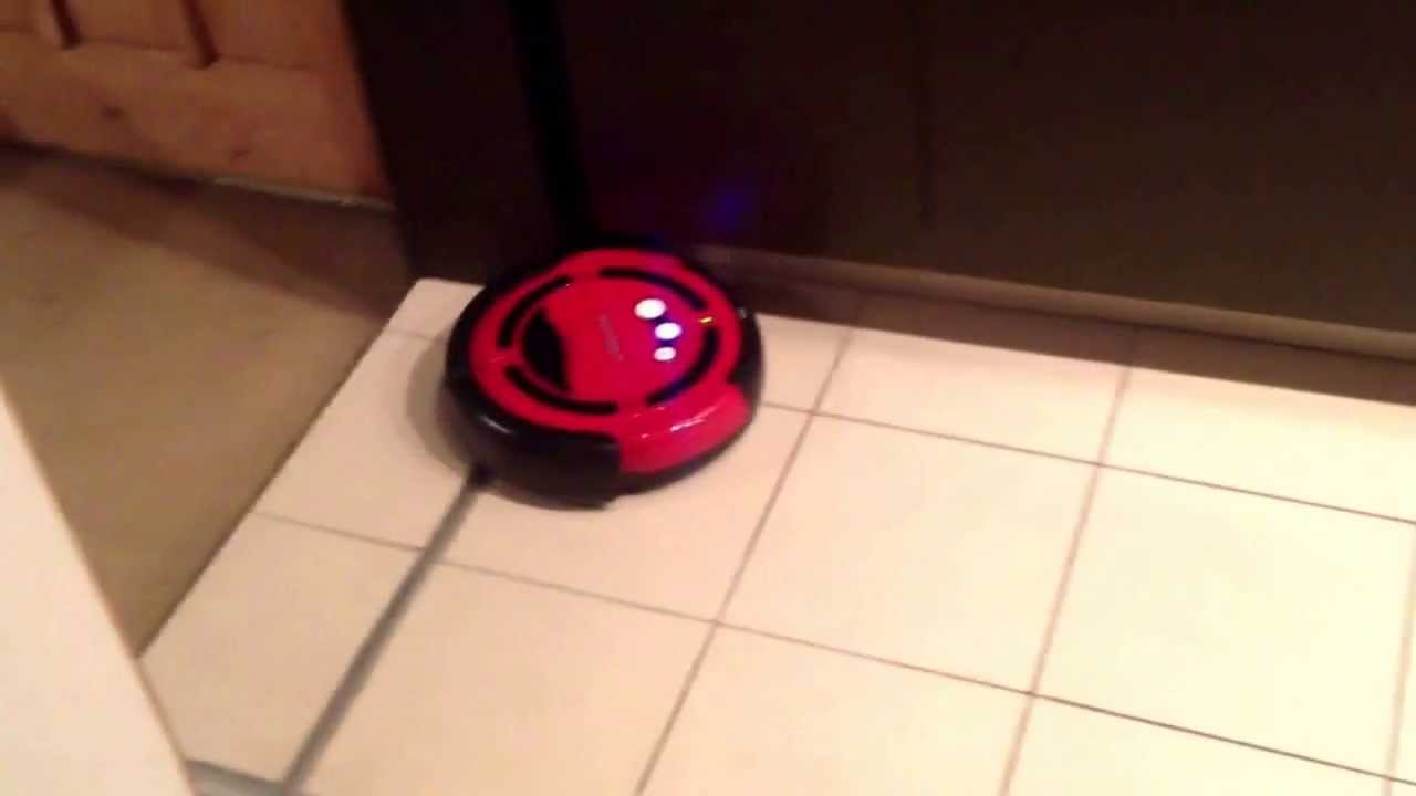 Vileda Cleaning Robot in the dining room on tile and carpet YouTube