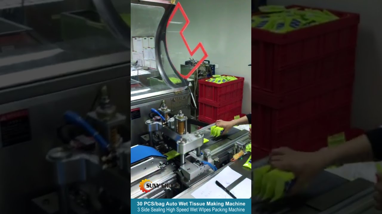 Fully Auto Baby Wet Wipes Tissue Making Machinery