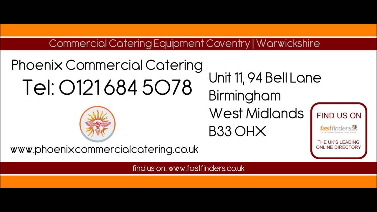Commercial Catering Equipment Coventry Warwickshire Phoenix