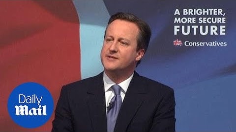 Cameron on personal tax, right to buy council houses and savings - Daily Mail