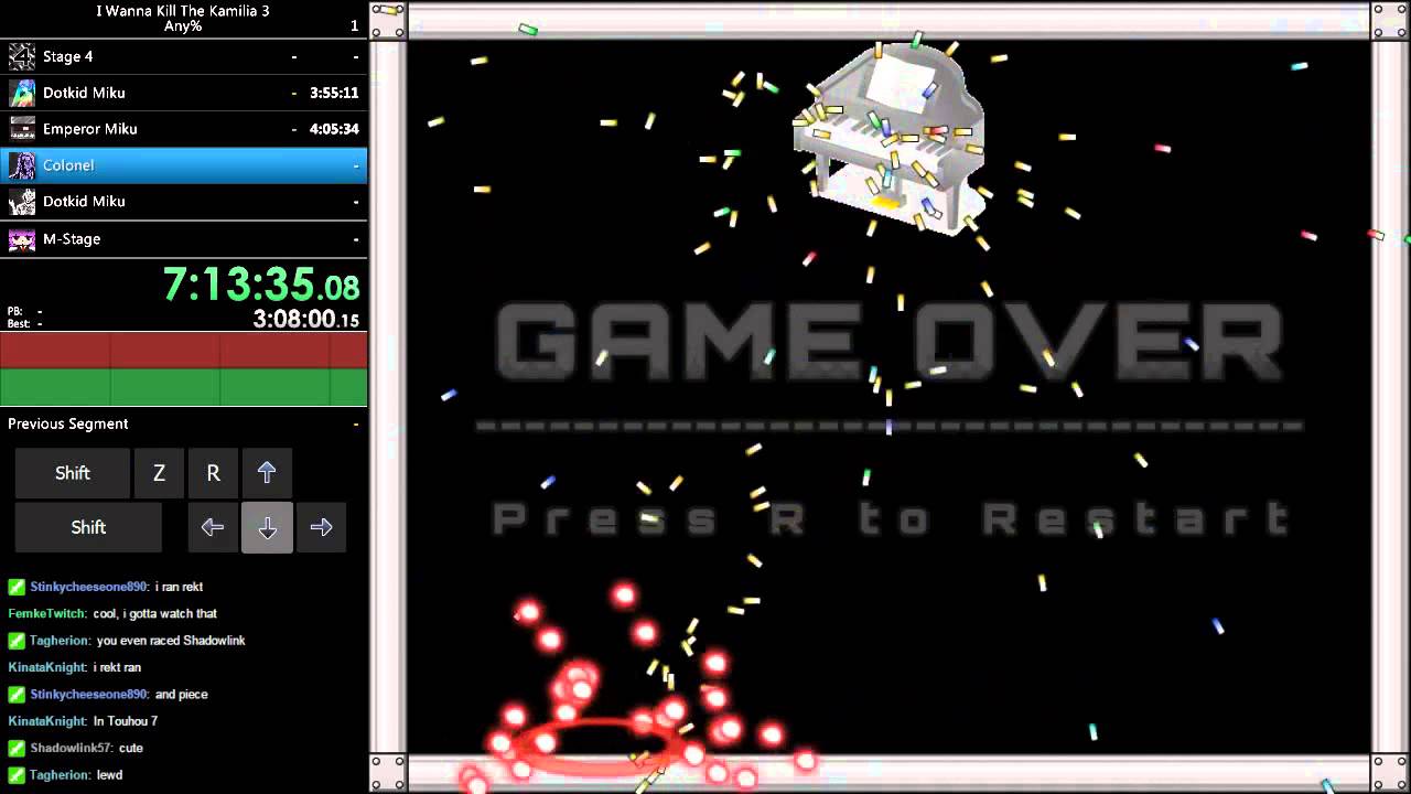 I Wanna Kill The Kamilia 3 V1.25 - Full Game Speedrun In 12:25:52.