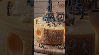 Giant Cheese Cave Mining Operation 🧀 | Deep Tunnel Excavation & Crumbling Rind