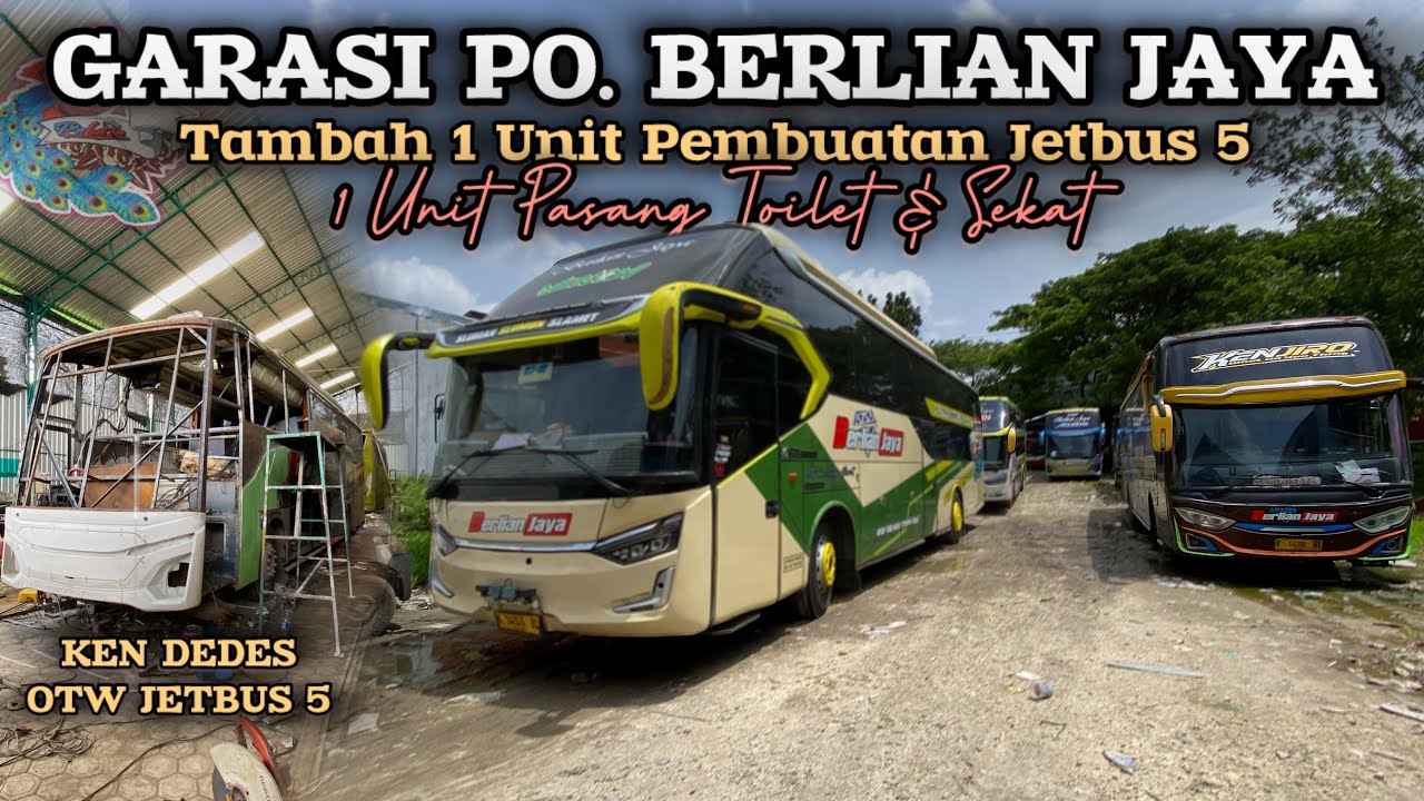 Tambah 1 Unit Progres Jetbus 5😍‼️Total 7 Unit Jetbus 5 On Progress. Hino AK Tambah Sekat + Toilet🔥