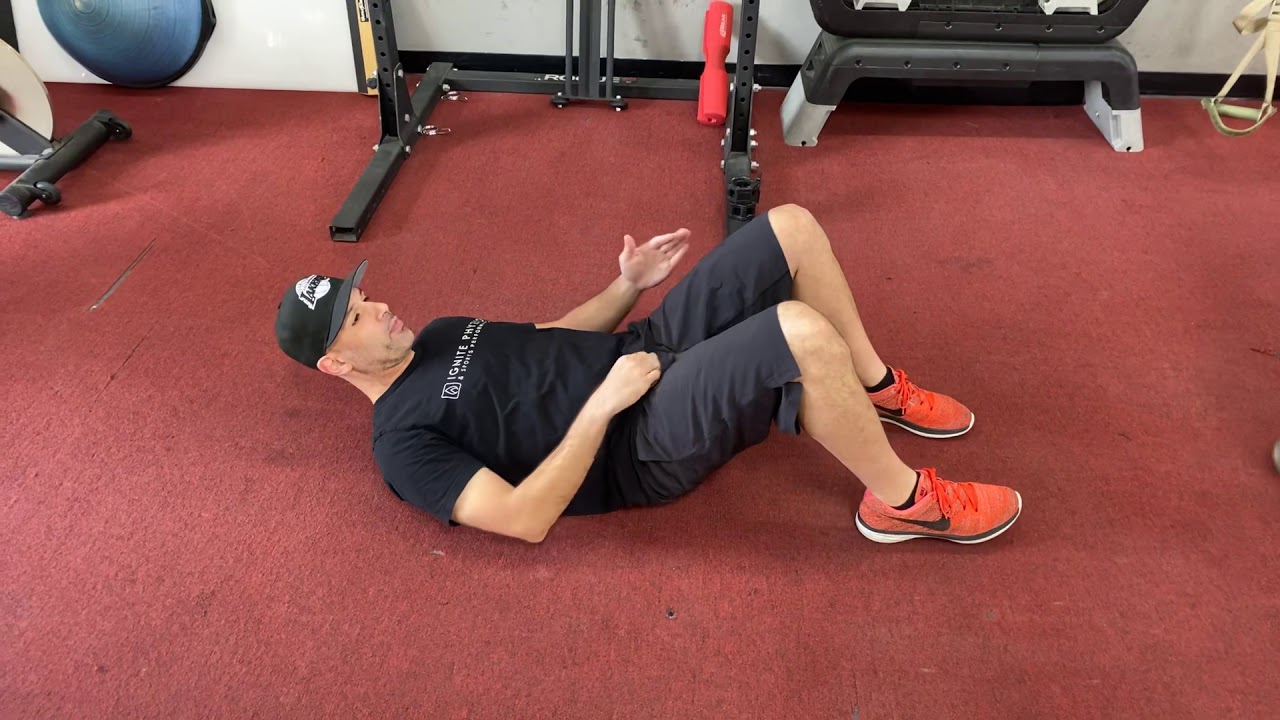 SL positional hamstring isometrics - YouTube