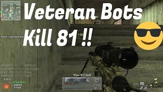 Call Of Duty MW2: Veteran Bots Kill 81 With Sniper