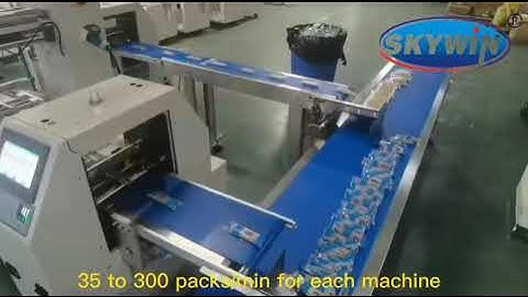 Skywin Automatic Wafer Stacking and Packing Line #wafer #pack #feeding #machine #automatic