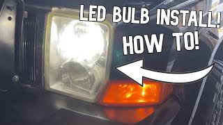2005-2010 Jeep Commander Headlight Bulb Replacement & Installation