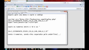 Tirar a Propaganda da Flash Vortex - Atualizado 2012