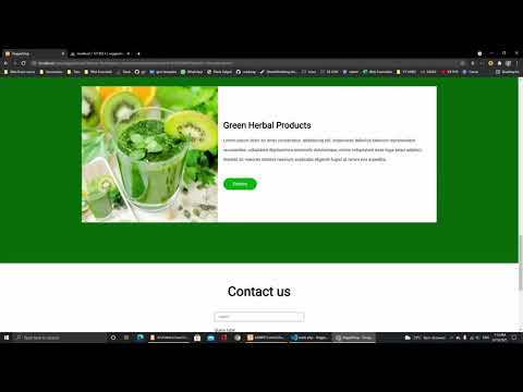 PHP MYSQL Responsive Dynamic Website Building Uncut Time-lapse Part - 3