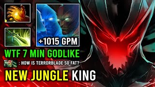 NEW Jungle King 7Min Godlike Midas +1015 GPM Level 30 Terrorblade Spammer 10K MMR Dota 2