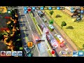 Emergency HQ, Hero Level 580, Freeway accident sparks forest fire