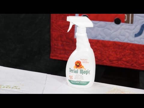 Terial Magic Spray - Fabric Stabilizer (Taster Video) 