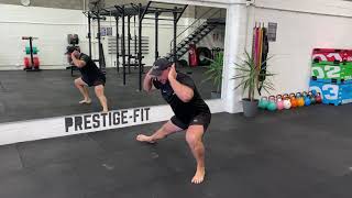 Lateral Lunges demonstration