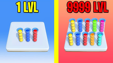 Sort It 3D ALL LEVELS! NEW GAME SORT IT 3D WORLD RECORD!