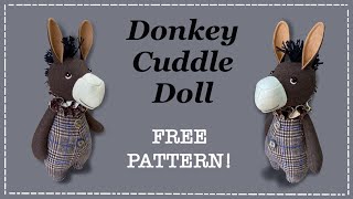 Donkey Cuddle Doll || FREE PATTERN || Full step by step Tutorial with Lisa Pay screenshot 5