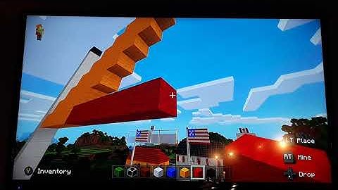 How to build the flag of Republic of the Congo on Minecraft